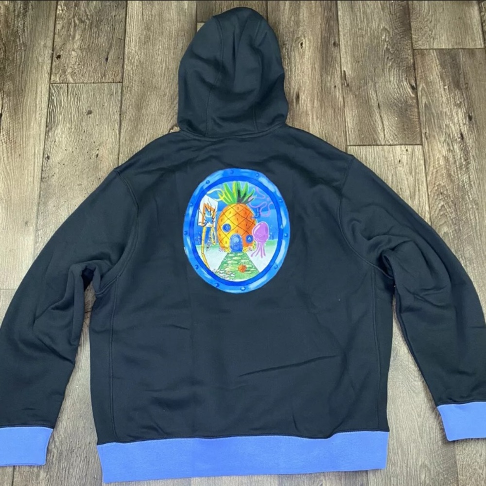 NEW Nike Kyrie Irving 5 SPONGEBOB Hoodie XL
